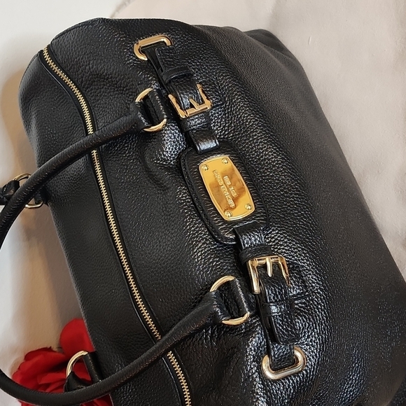 Michael Kors Elegant Pebbled Leather Weekender Traveler Tote Bag TSA Carry On - Picture 6 of 16